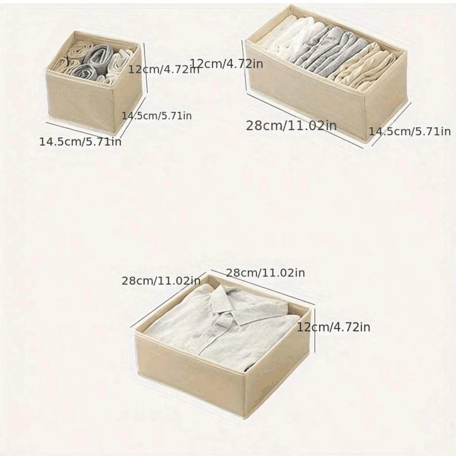 Foldable Fabric Storage Drawer Organizer