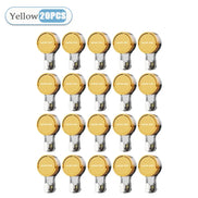 20 yellow guitar tuners on a white background with 'Yellow 20PCS' text above.