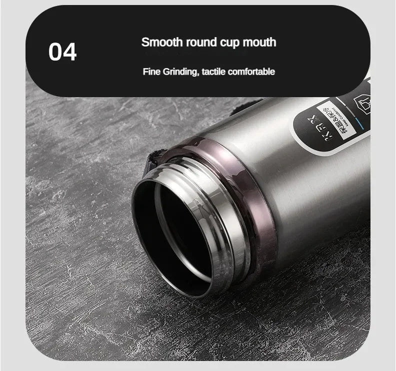 Smart Insulated Water Bottle with LED Temperature Display Aberscent