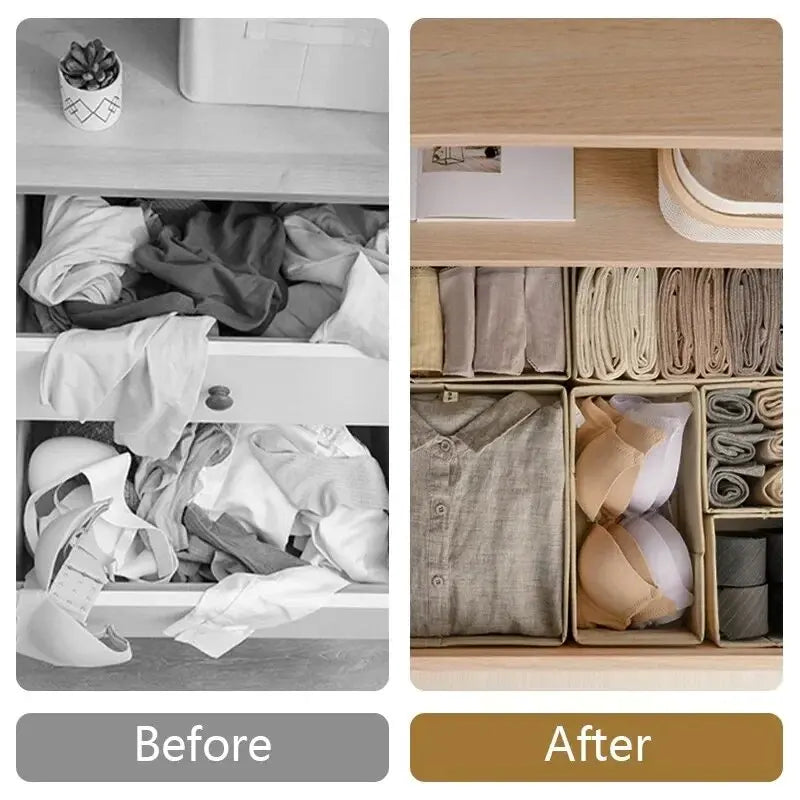 Foldable Fabric Storage Drawer Organizer