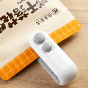 Mini Heat Bag Sealing Machine Package Sealer Bags Plastic Food Sealer Clip Bag Handheld Sealer Food Packaging Heat Sealer Aberscent