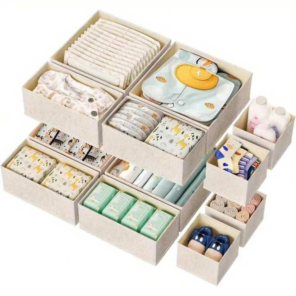 Foldable Fabric Storage Drawer Organizer