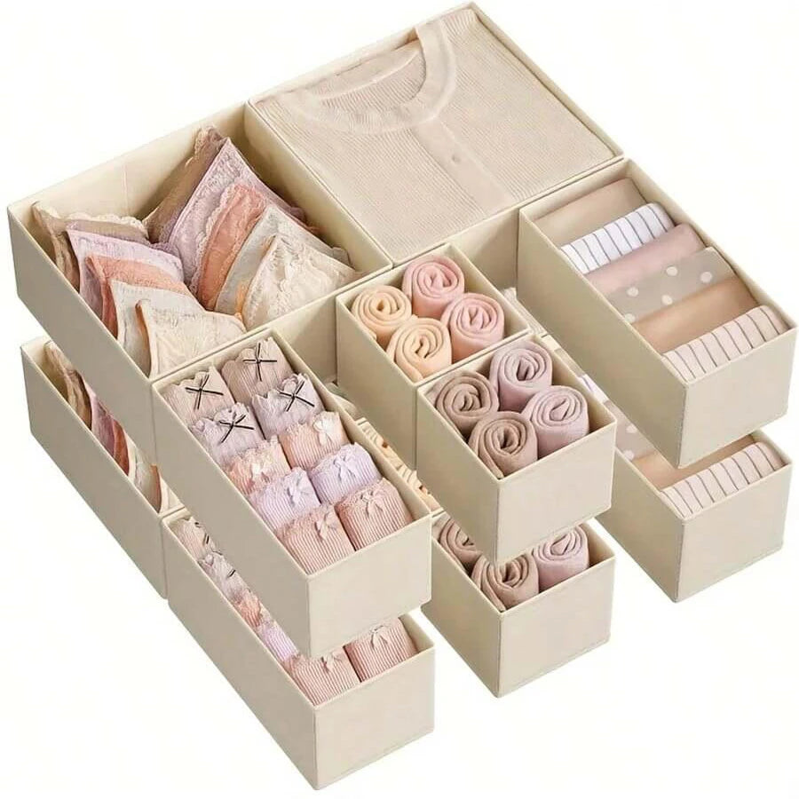 Foldable Fabric Storage Drawer Organizer