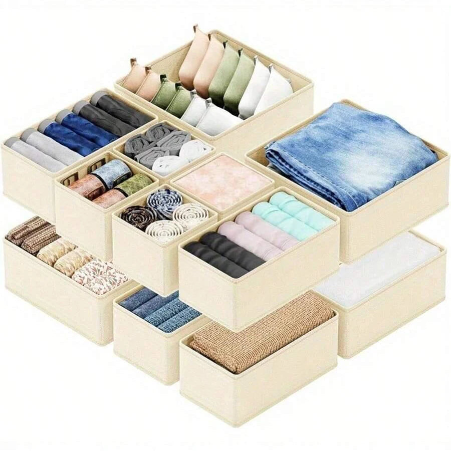 Foldable Fabric Storage Drawer Organizer