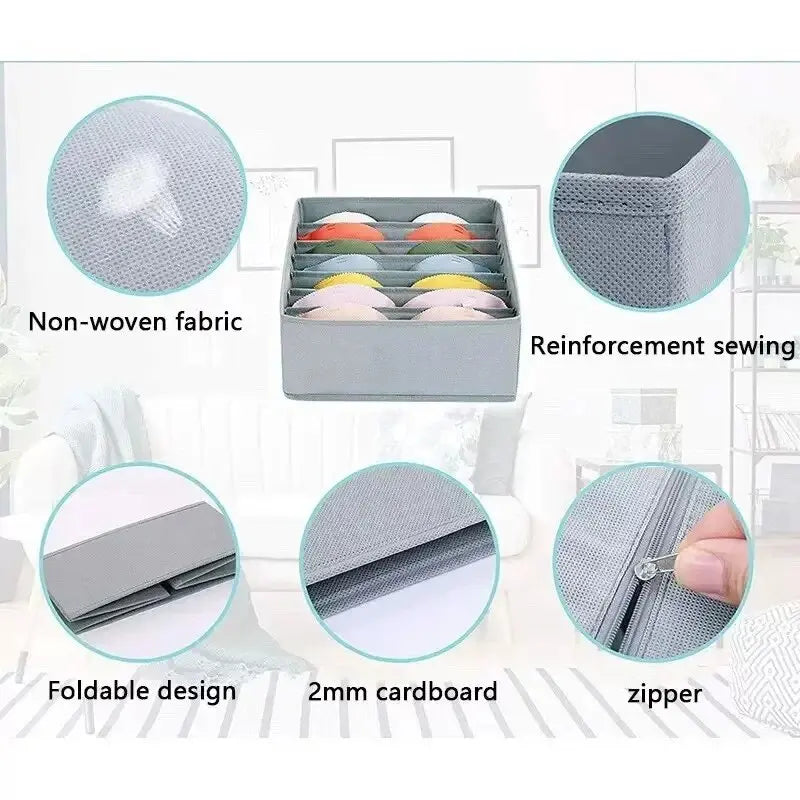 Foldable Fabric Storage Drawer Organizer