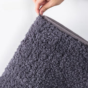 Long hair absorbent bathroom mat furry shower room foot wiping mat toilet non-slip mat entrance mat Aberscent