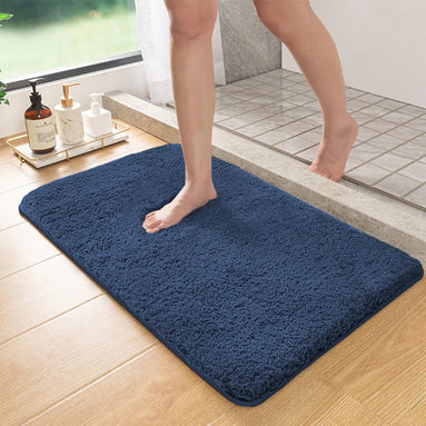 Long hair absorbent bathroom mat furry shower room foot wiping mat toilet non-slip mat entrance mat Aberscent
