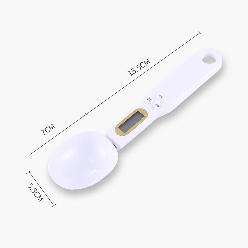 Mini Spoon Scale Digital Kitchen Scale Electronic LCD Food Scale 0.1-500g Cooking Flour Milk Coffee Powder Weight Measure Spoon Aberscent
