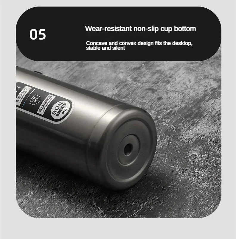Smart Insulated Water Bottle with LED Temperature Display Aberscent