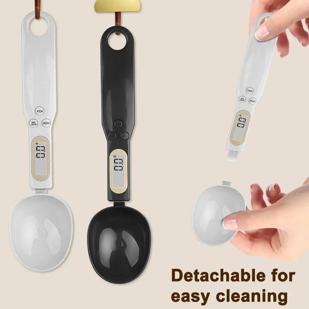 Mini Spoon Scale Digital Kitchen Scale Electronic LCD Food Scale 0.1-500g Cooking Flour Milk Coffee Powder Weight Measure Spoon Aberscent