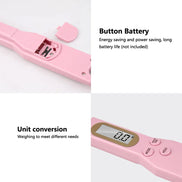 Mini Spoon Scale Digital Kitchen Scale Electronic LCD Food Scale 0.1-500g Cooking Flour Milk Coffee Powder Weight Measure Spoon Aberscent