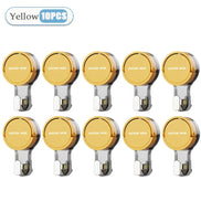 Yellow suction hooks with 'Suction Hook' text on a white background, labeled as '10PCS'.